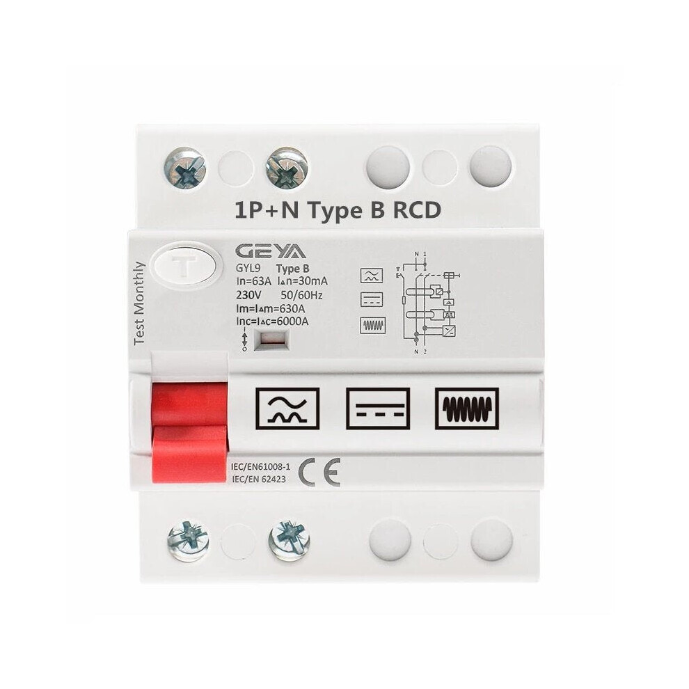 (63A) Rccb Residual Current Circuit Breakers Differential Breakers Safety Switch,25A 40A 63A 6112212105702