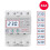 (80A) Multifunctional Over Under Voltage and Over Current Protection Device Automatic Recovery Voltage Relay,230V AC 63A 8