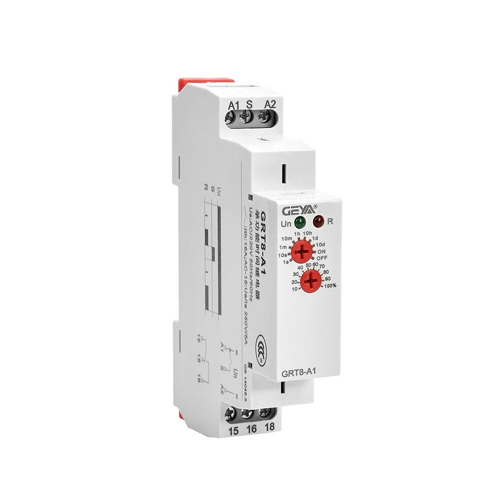 (AC230V, A2) Single Function Din Rail Time Relay Industrial Control Auto Timer Relays Time Delay,AC230V AC/DC12-240V