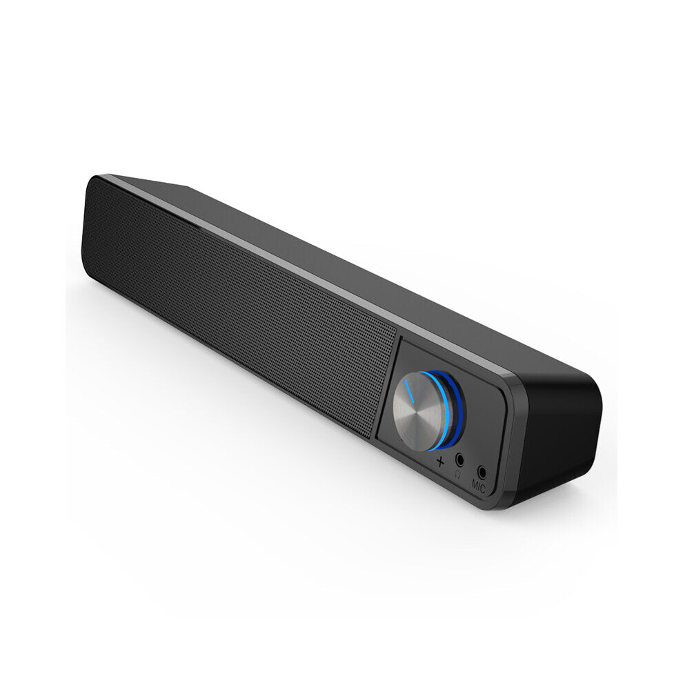 (Luxurious Bluetooth Version) Bluetooth Speaker Hi-Fi 4D Stereo Surround Sound Bass Subwoofer Dual Drivers Noise Reduction Soundbar Computer Speaker H 6112212094044