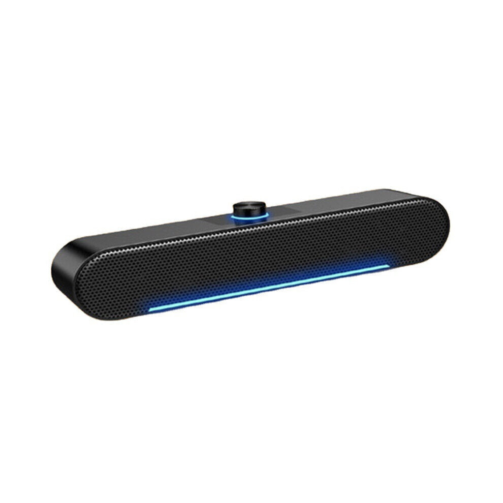 (Bluetooth) Bluetooth Soundbar Wied Wireless Speaker Stereo Bass Classical Desktop Computer Speaker for Laptop Smartphone Tablet