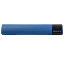 (Blue) Wireless TV Bluetooth Sound Bar Home Theater Subwoofer Mini Soundbar Speaker 3D Sound Effects 360 Surround Sound