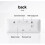 (White) LCD Digital Wall Clock with Temperature, Humidity, and Time Display - Battery Powered Desktop Clock 4