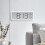 (White) LCD Digital Wall Clock with Temperature, Humidity, and Time Display - Battery Powered Desktop Clock 8