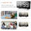 (White) LED Digital Alarm Clock with Mirror, USB Charging, Adjustable Brightness, 10 Music Options, and Memory Function 10