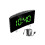 (White) LED Digital Alarm Clock with Mirror, USB Charging, Adjustable Brightness, 10 Music Options, and Memory Function 21