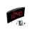 (White) LED Digital Alarm Clock with Mirror, USB Charging, Adjustable Brightness, 10 Music Options, and Memory Function 19