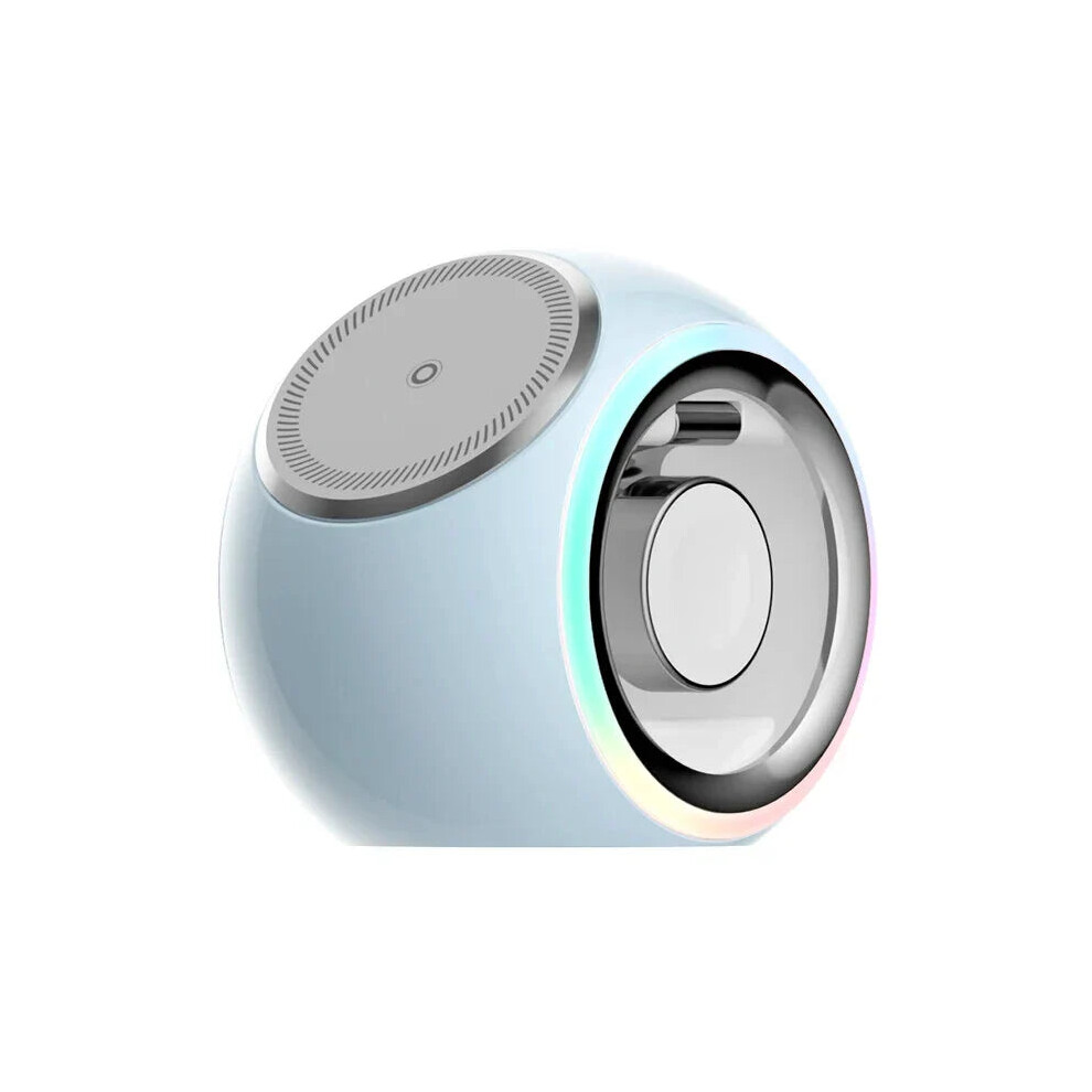 (Blue) 15W Rgb Wireless Charger Stand: Fast Charging For Iphone 15/14/13, Samsung S24, Apple Watch, Airpods Blue 1138392718681