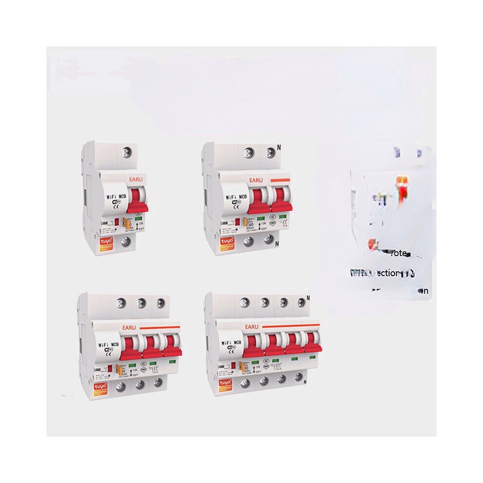 (16A, 1P) Wifi Wireless Smart Automation Switch 1P 2P 3P 4P 10A-125A Circuit Breaker Timer App Vioce Remote Control Switch Works With Amazon Alexa Goo 6112212104873