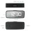 (White, Digital) USB-Rechargeable LED Mirror Digital Alarm Clock with Snooze Mode 13