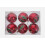 Christmas Spirit: Red Tree Patterned Holiday Balls 10