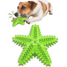 Toys for aggressive chewing dogs, durable interactive teething toy in the shape of a starfish for all breeds of puppies.
