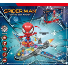 Spiderman Aircraft 360° Bump & Go Plane Car Musical Disco Lights Kids