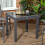 Outsunny Outsunny Extendable Outdoor Dining Table Patio Table, Black 6