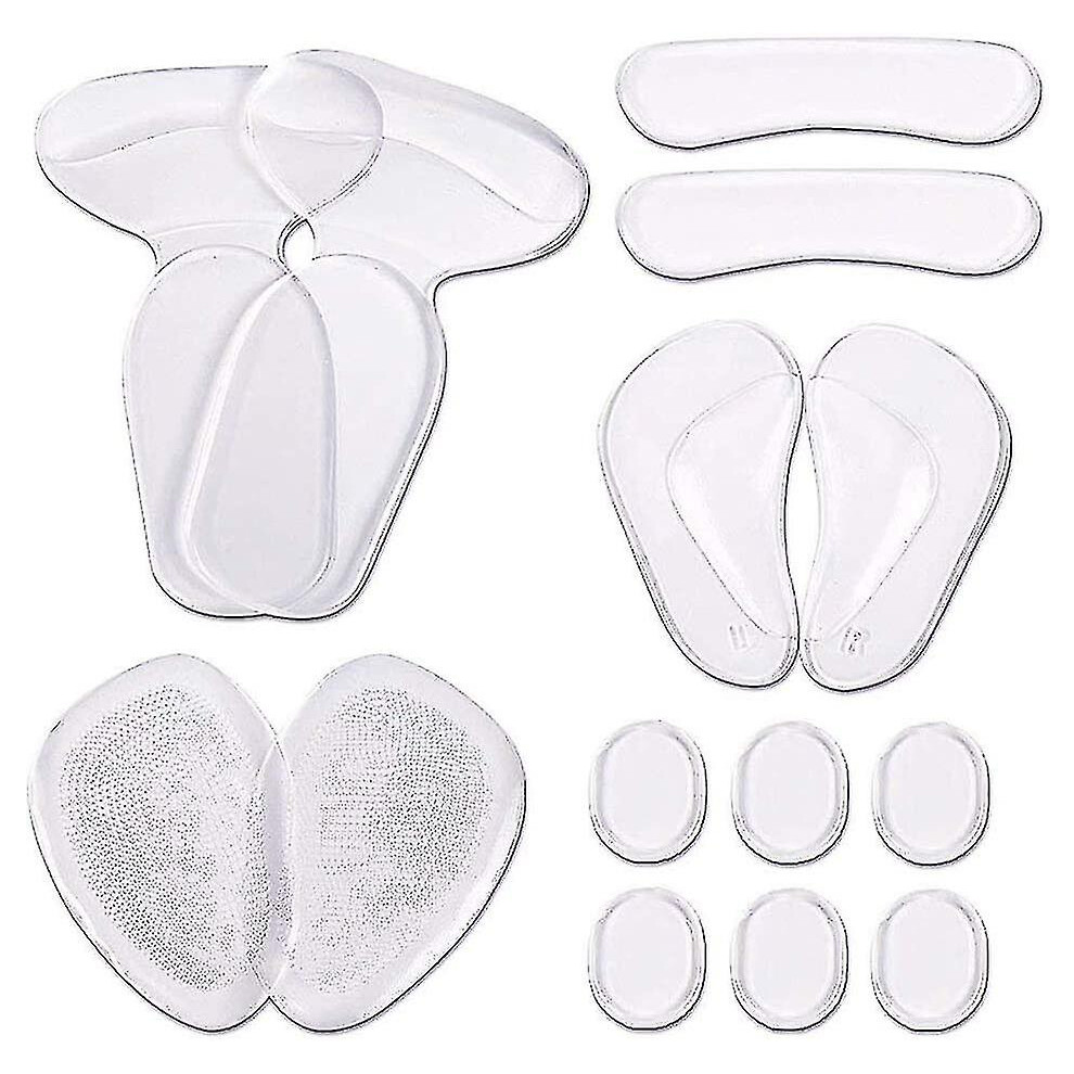 Heel Pads Compatible With Shoes That Are Too Big, High Heel Insoles, High Heel Pads, Heel Grip Inserts-image