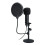 Audio Dynamic USB Condenser Sound Recording Vocal Microphone Mic Kit With Stand Mount 5