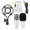 (White) Basic Condenser Microphone BM-800 Cardioid Studio Recording Microphone with Shock Mount XLR Cable 11