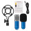 (White) Basic Condenser Microphone BM-800 Cardioid Studio Recording Microphone with Shock Mount XLR Cable 9