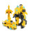 (Red) Machine Transforms British League Alloy Ejection Deformation Fitted Robot Model Indoor Toys 5