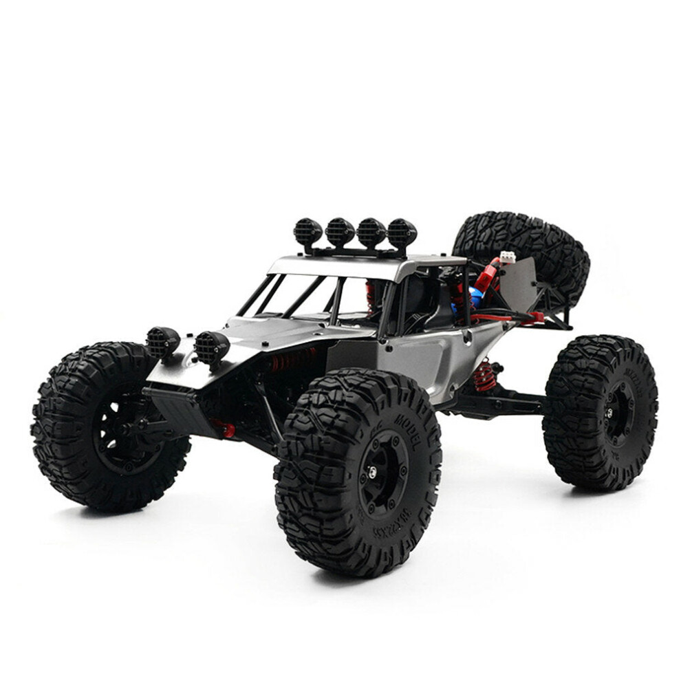 (Gray) 1/12 2.4G 4WD Brushless RC Car Metal Body Shell Desert Off-road Truck RTR Toy