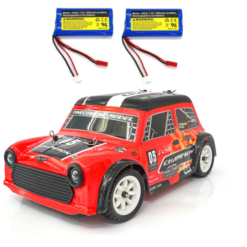 (1605 Two Batteries) RC Car Brushless/Brushed Drift RTR 1/16 2.4G 4WD 50km/h LED Light High Speed Vehicles Models