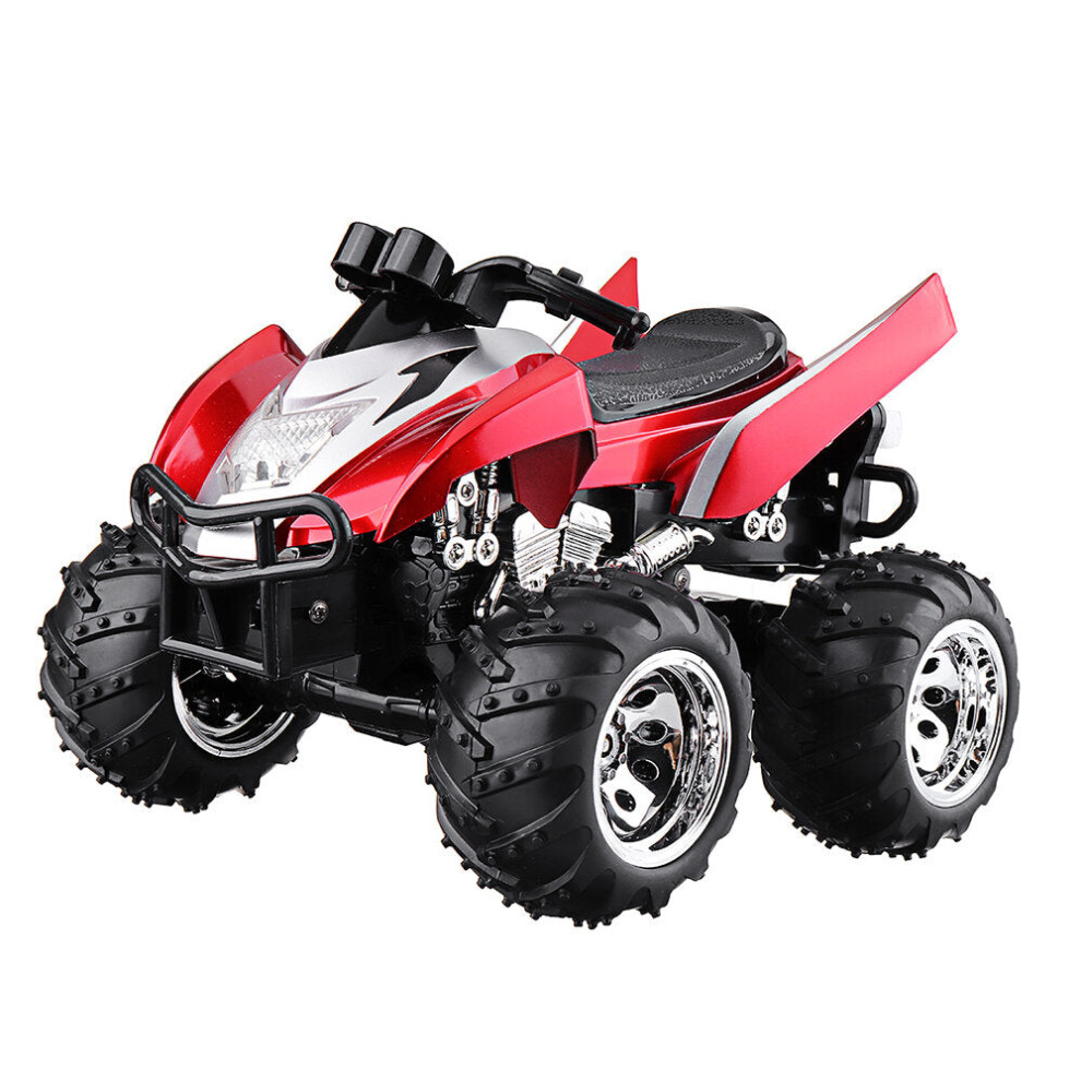 (Red) 1/12 2.4G 4D Rc Motorcycle Simulation 360 Degree Rotation Car Model RTR