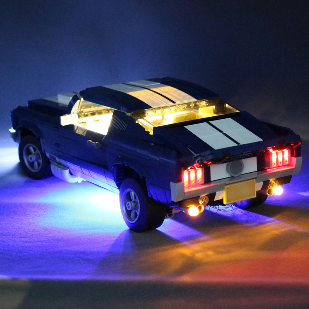 LED Light Lighting Kit With Battery Box ONLY For Lego 10265 For Ford Mustang