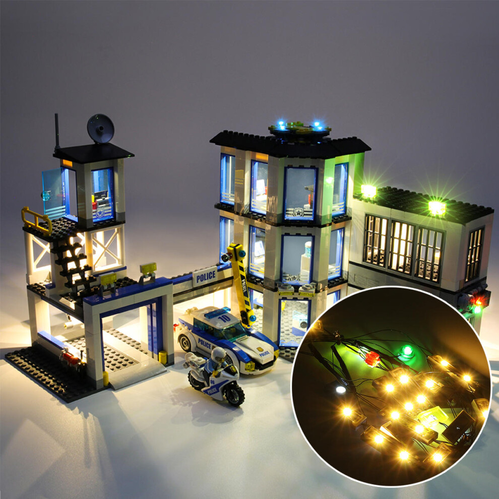 LED Light Lighting Kit ONLY For LEGO 60141 City Series Police Station Bricks Toy