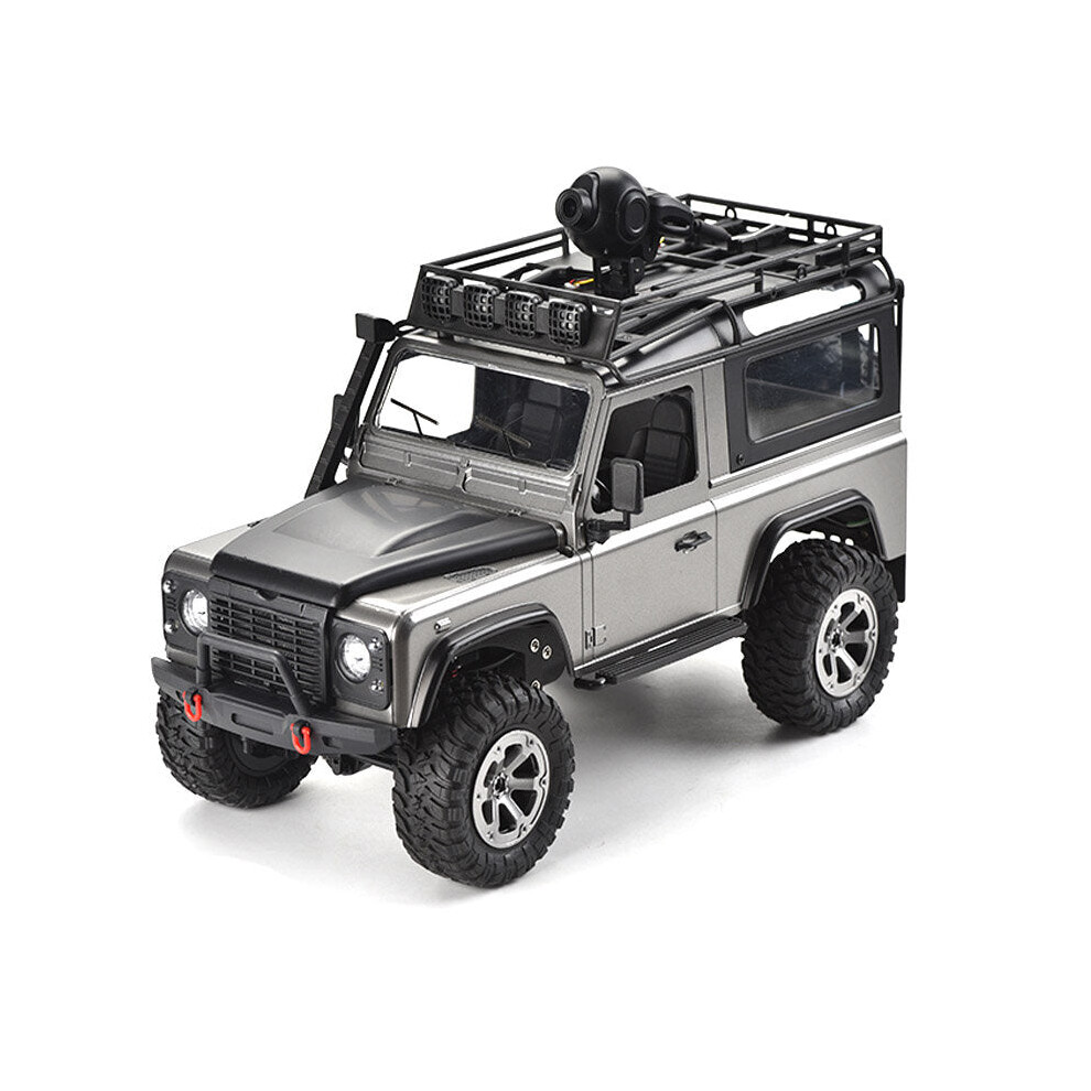 (Silver with Camera) 1/12 2.4G 4WD Full Proportional Off Road Crawler RC Car Vehicle Models