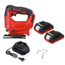 (Two Batteries) 2000mAh Electric Saws Cordless Jig Saw Angle Adjustble 65mm Cutting Depth With 1 Or 2 Batteries