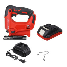 (One Battery) 2000mAh Electric Saws Cordless Jig Saw Angle Adjustble 65mm Cutting Depth With 1 Or 2 Batteries