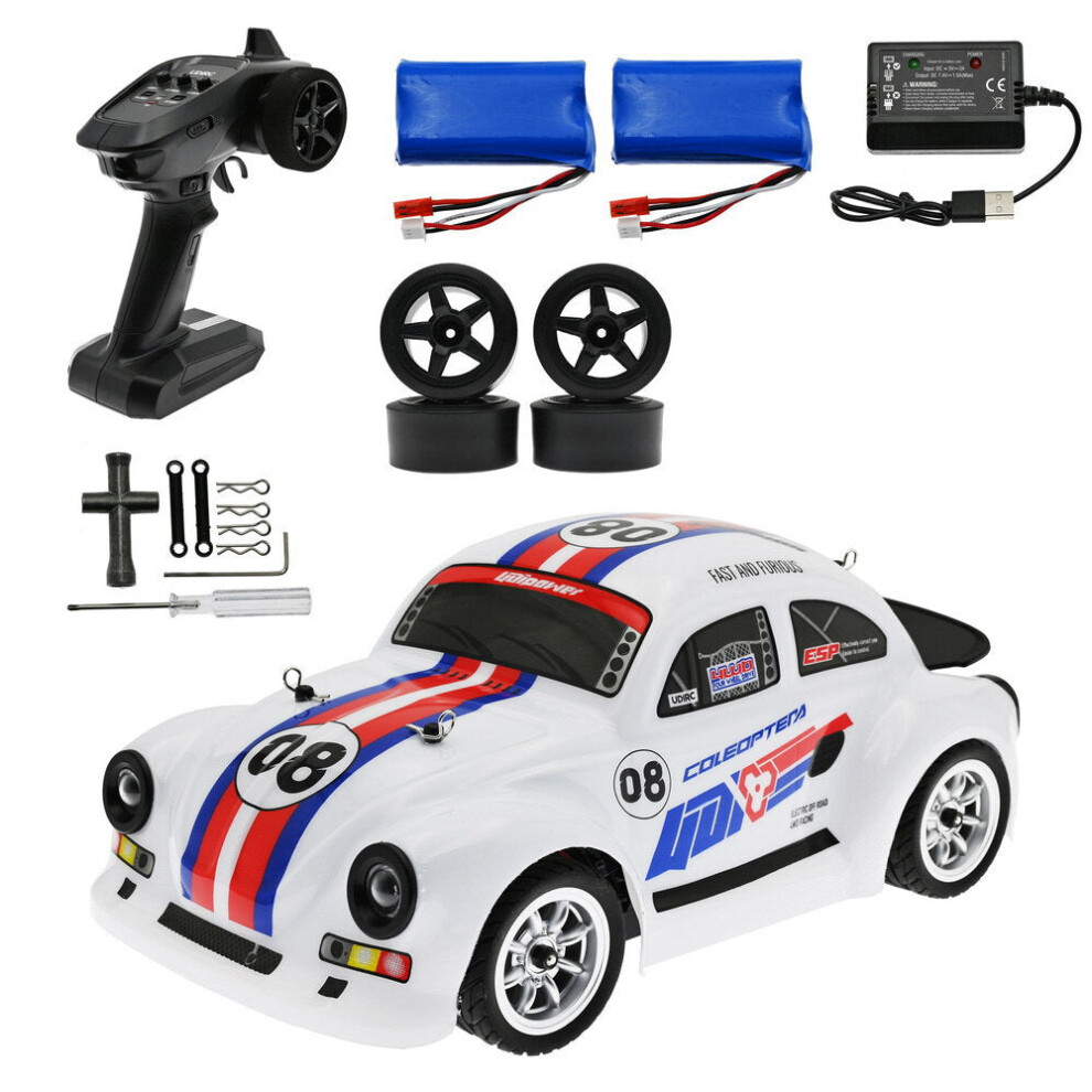 (1608 PRO Two Batteries) Brushed/Brushless RTR 1/16 2.4G 4WD LED Light High Speed 40km/h Vehicles Models