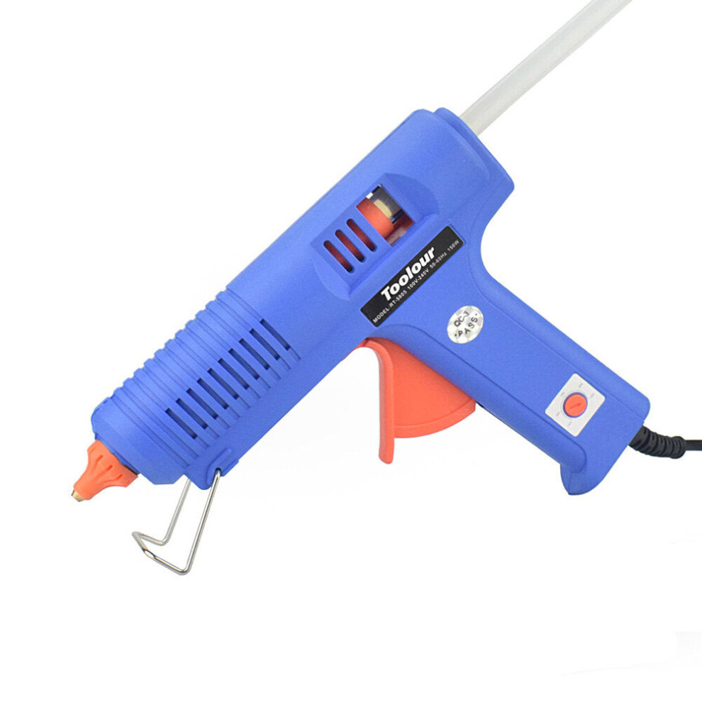 (EU Plug) 100V-240V 150W Hot Melt Glue Heater Smart Temperature Control Industrial with 11mm Glue Sticks