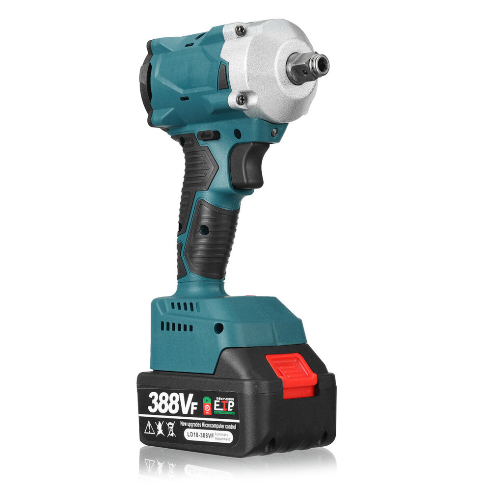 (One Battery, AU Plug) 420N.m Brushless Electric Impact Wrench With One/Two Battery Home Improvement Power Tools