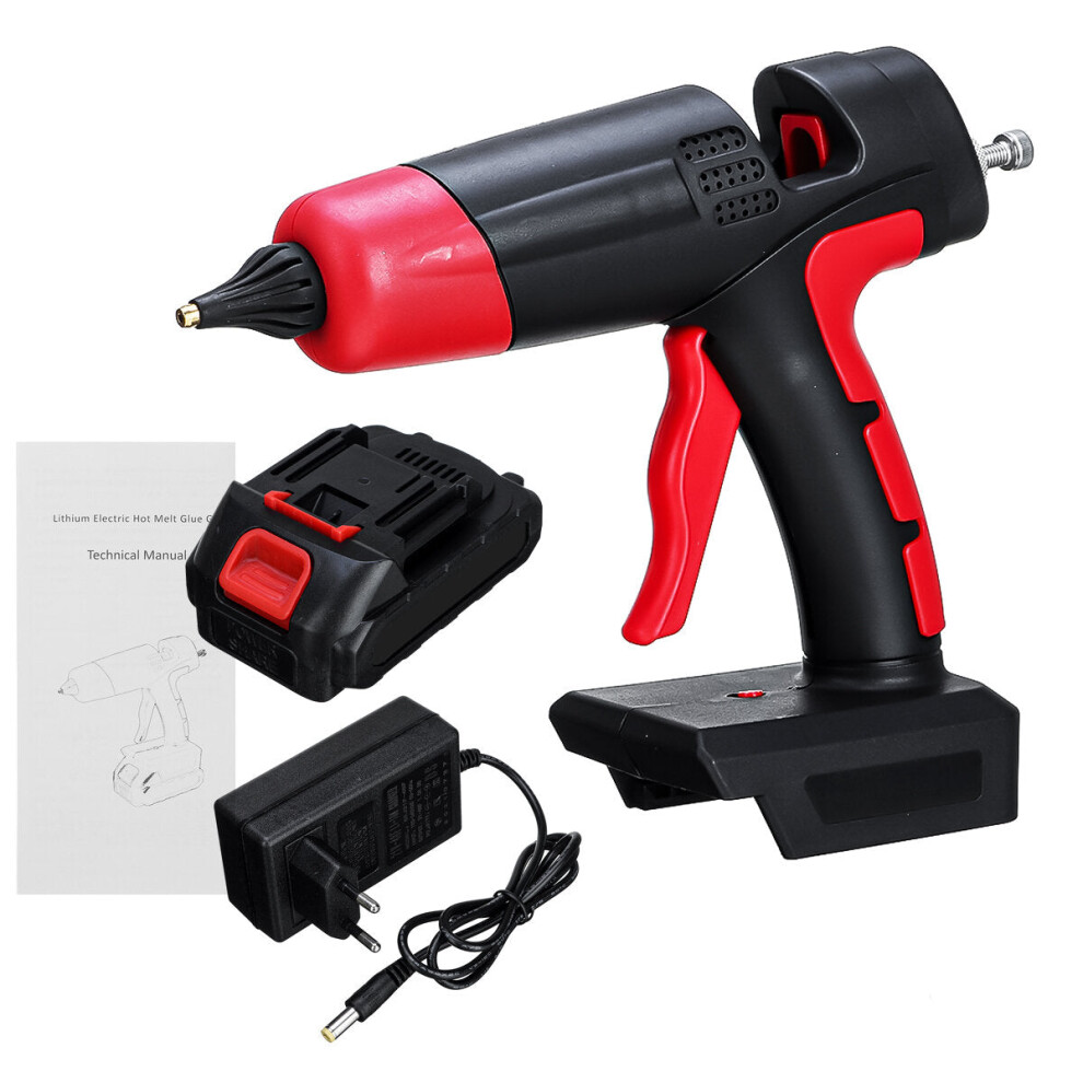 (Two Batteries) Hot Melt Glue Guns Cordless Rechargeable Hot Glue Applicator Home Improvement Craft DIY For Makita Battery