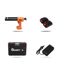 (Two Batteries US Plug) 88VF 12000N Cordless Electric Glue Gun Sealing Gaps Gluing Machine with/without Battery