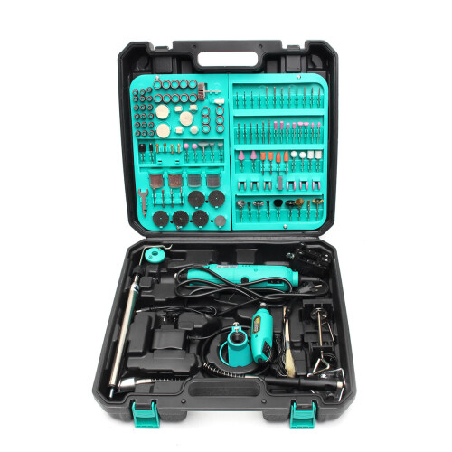 181Pcs Mini Drill Electric Grinder Sanding Polishing Rotary Tool with Accessory Set 2
