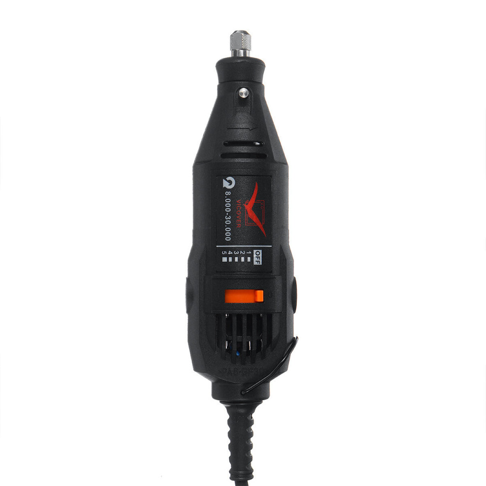 (110V US Plug) 220V/110V Portable Rotary Tool Speed Adjustable Electric Polishing Grinding Machine Mini Electric Drill Grinder Set-image-OPC-PFKBCS9-NEW