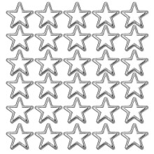 50pcs Five-pointed Star Rivets Decorative Clothing Rivets Diy Cloth Material