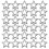 50pcs Five-pointed Star Rivets Decorative Clothing Rivets Diy Cloth Material 1
