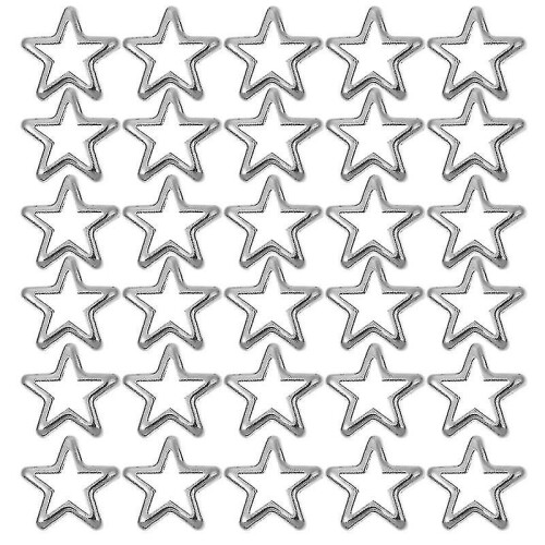 50pcs Five-pointed Star Rivets Decorative Clothing Rivets Diy Cloth Material
