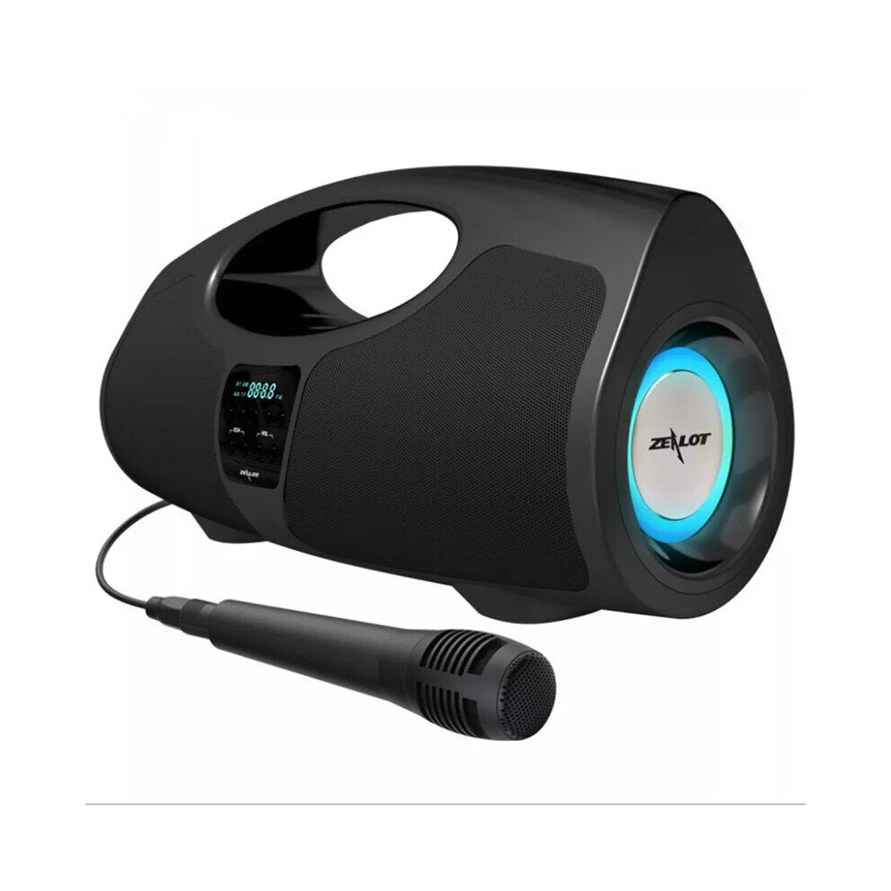 Greenzech Bluetooth Speaker Portable Wireless Speaker Stereo Music Box With 40W Microphone Fm Radio Outdoor Speaker