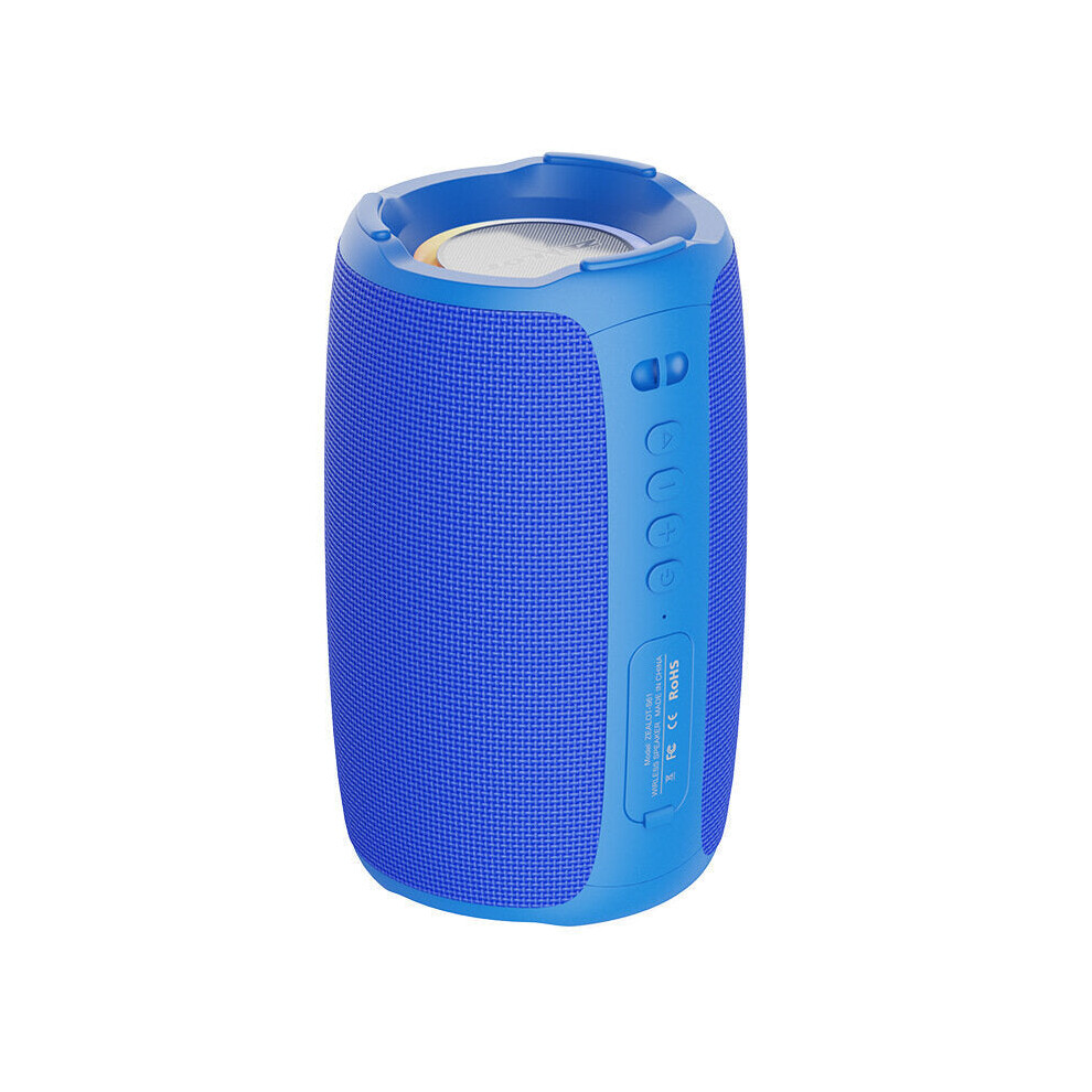 () Bluetooth Speaker Portable Speaker Double Bass Diaphragm Rgb Tws Tf Card Aux Wireless Subwoofer Outdoor Speaker Sky Blue/Light 6112212093887