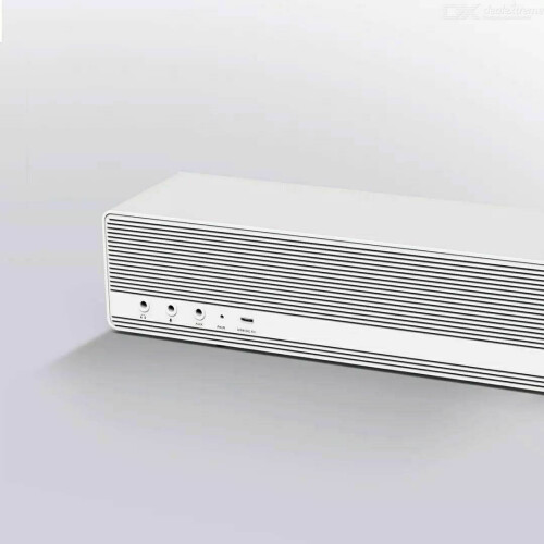 Bluetooth 5.0 Speaker Desktop Sound Bar Hard Solution DSP Double Horn Speaker USB Power Supply