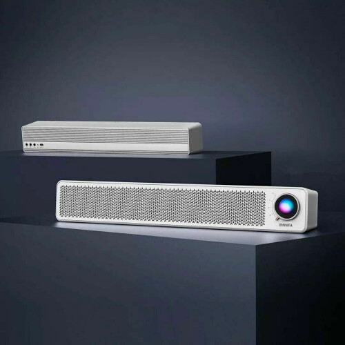 Bluetooth 5.0 Speaker Desktop Sound Bar Hard Solution DSP Double Horn Speaker USB Power Supply 2