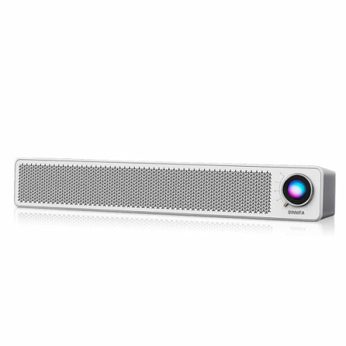 Bluetooth 5.0 Speaker Desktop Sound Bar Hard Solution DSP Double Horn Speaker USB Power Supply 1