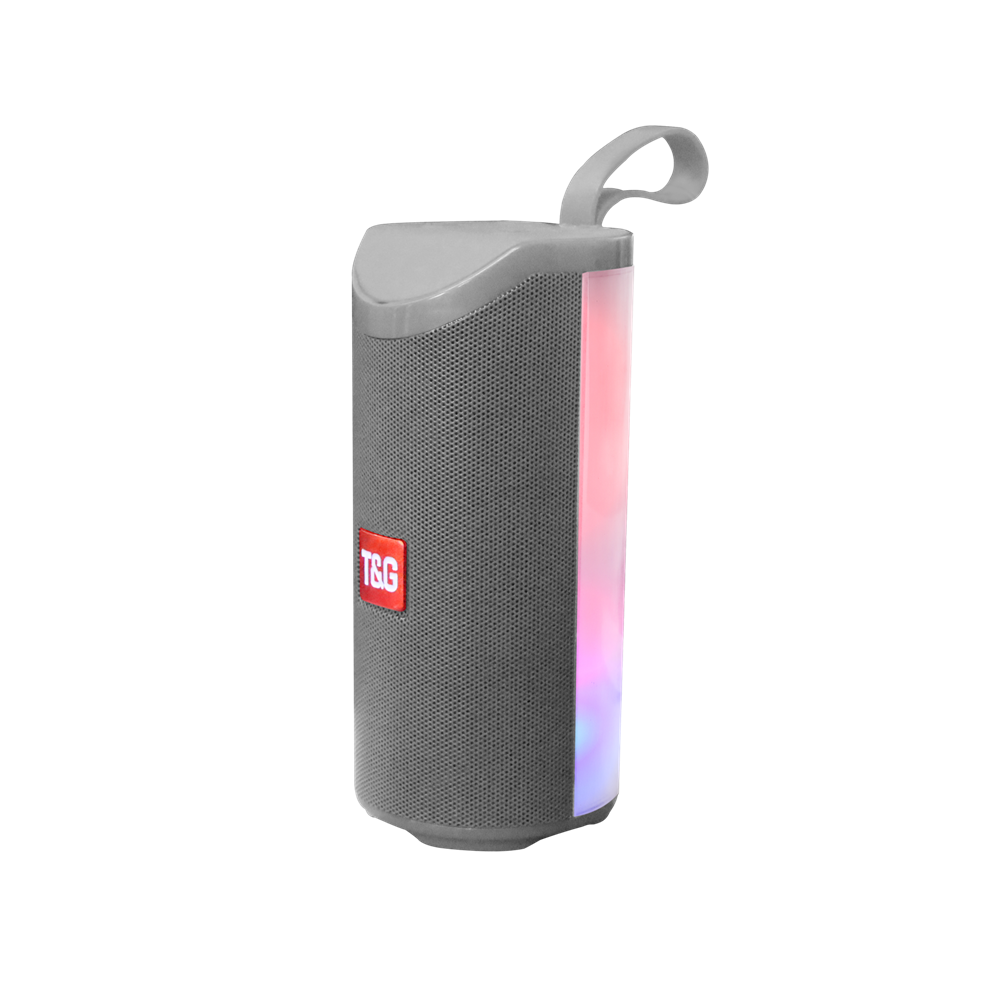 () Bluetooth Speaker Portable Colorful Waterproof Outdoorwireless Speakers Soundbar Subwoofer Loudspeaker Support Tf Mp3 Grey/Light 6112212092606