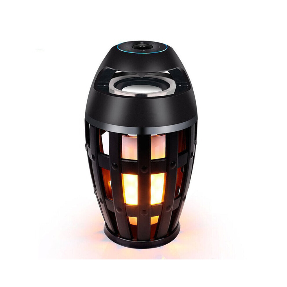 (1PCS) Flame Bluetooth Speakers Torch Atmosphere Speaker Wireless Portable Outdoor Speaker with LED Flickers Lights