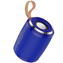 (Blue) Sports Wireless Speaker Bluetooth V5.0 Stereo Soundbar FM Radio TF Card AUX-In 1200mAh Portable Outdoor Soundbox