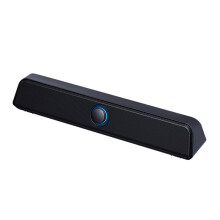 (Without Bluetooth) Bluetooth Speaker Dual Drivers Bass Stereo Sound Bar USB 6W Power 3.5mm AUX Home Surround SoundBar Speaker for PC Theater TV